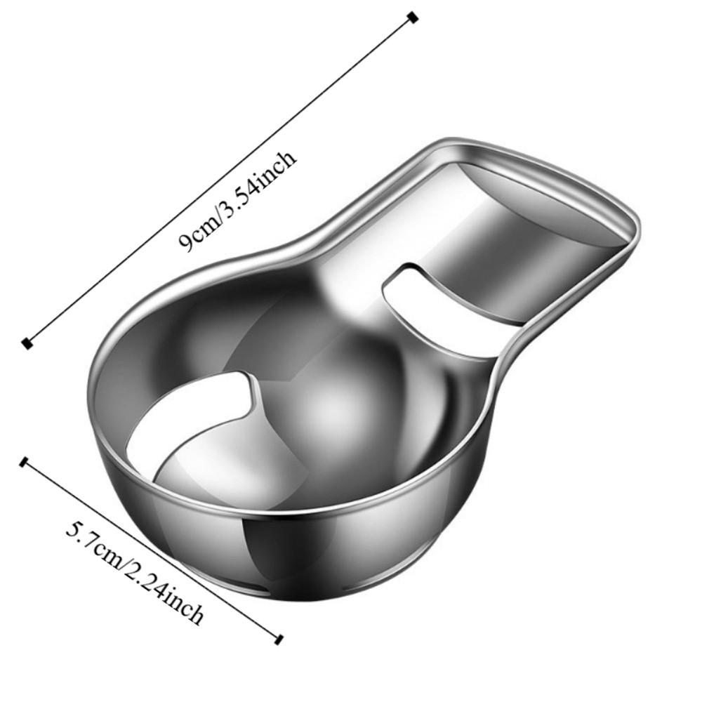 Stainless Steel Egg Yolk Filter Professional Egg White Divider Egg Yolk Separator Spoon  Household