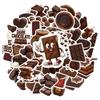 35pcs Cute Dessert Stickers Realistic Chocolate Stationery Stickers Funny Stickers For Guitar DIY Skateboard Laptop Luggage
