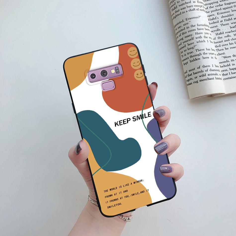 For Samsung Galaxy Note 9 Case Cover Cute Cat Cartoon silicon Back Cover TPU Funda For Samsung Galaxy Note 9 Note9 Phone Case