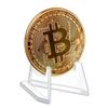10pcs Acrylic Coin Display Stand Holder Card Easel Clear Commemorative Challenge Coin Capsule Holder Support