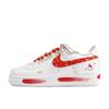 Air Force 1 Red Gold Auspicious Horse Cow Leather Low Top Skateboard Shoes Unisex Red CW2288-111(Team1618-)