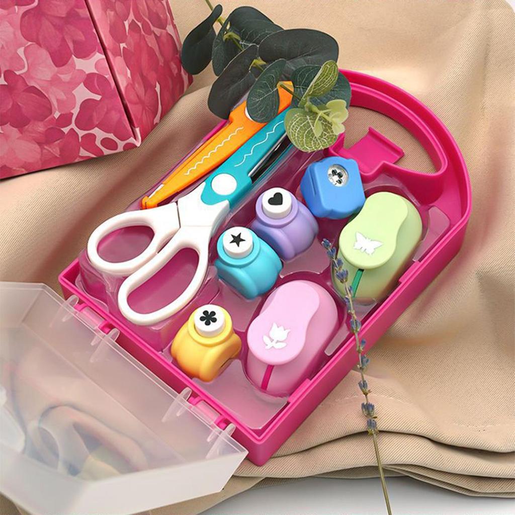 Hole Punch Crafts Manual Paper Puncher Kids Crafting Toy Crafting Lovers Student Stationery Fine Motor Skills Puncher Toy