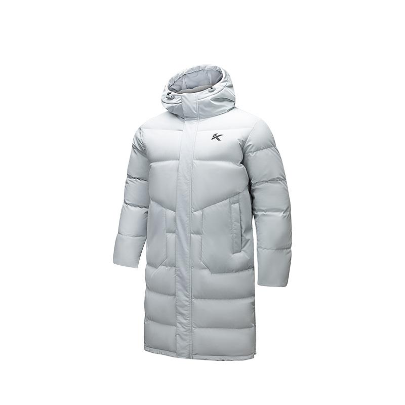 

Anta Thompson KT Basketball Series Толстовка с капюшоном на молнии, удобная, дышащая, универсальная, длинный пуховик, мужская верхняя одежда, облачно-серый 152511904-1 2XL