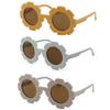 1-3pcs Sun Flower Cute Kids Sunglasses Boy Girls Toddler Lovely Baby Flowers Style Girls Outdoor Children Sunglasses