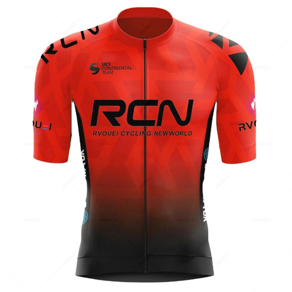 Zestaw koszulki kolarskiej RCN Team 2025 Letni oddychający strój na rower szosowy Jednolity strój do jazdy Odzież rowerowa MTB Nowe sportowe zestawy kolarskie