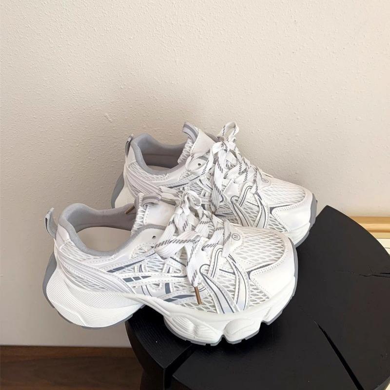 

Champagne pink platform dad shoes small height-increasing shoes women s summer new mesh sports casual shoes 40 белый