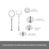 WEZHO Telescopic Stainless Steel Anti-Riot Security Fork