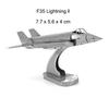 3D Metal Puzzles Military J-20 J-10B SU-34 KA-50 Fighter UFO RAH-66 Helicopter DIY Assembly Handmade Assemble Scale Model Jigsaw Puzzles