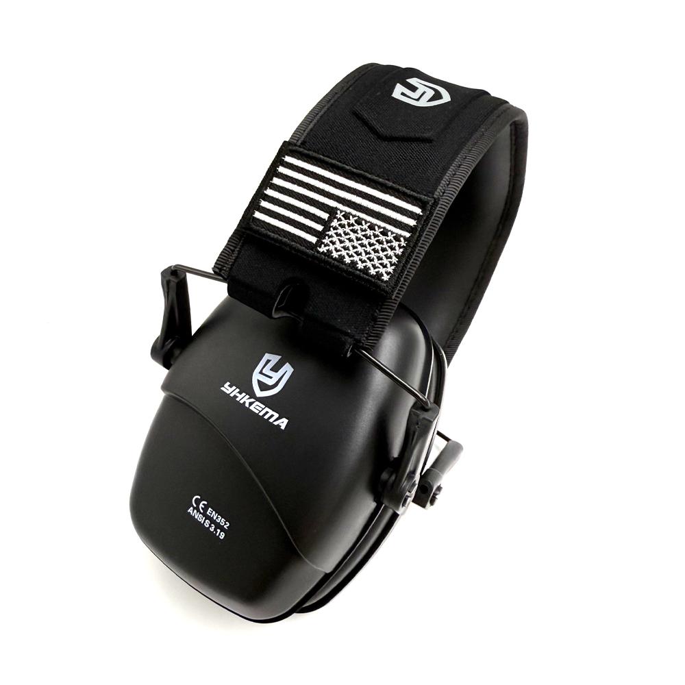 Protetor Auditivo de Tiro P10 Abafador de Segurança Profissional Cancelamento Passivo de Ruído Defensores Fone de Ouvido Portátil NRR 25dB para Arma
