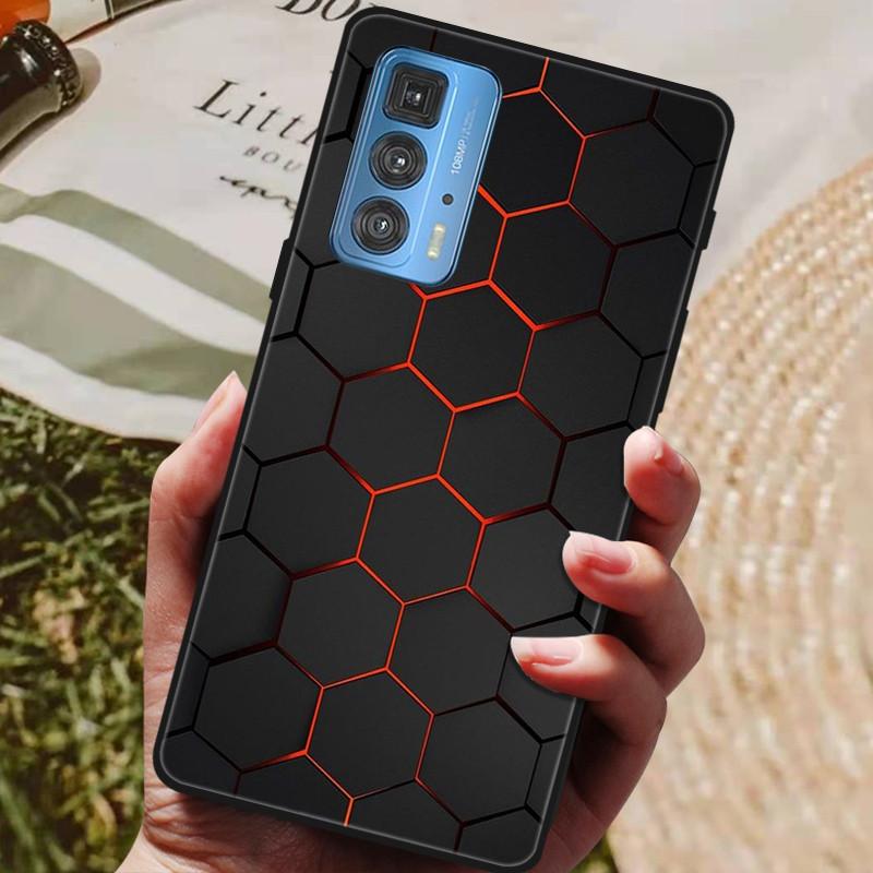 Für Motorola Moto Edge 20 Pro Hülle Weiche TPU Silikon Rückseite für Motorola Moto Edge S 20 Pro 5G Handyhüllen Mode Coque