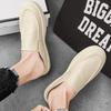 Fashion Canvas Male Slipper Half Platform Mules Slides Fun Adult Cheap Shoes Liquidation Casual Designer Luxury Comfortable Men's Shoe