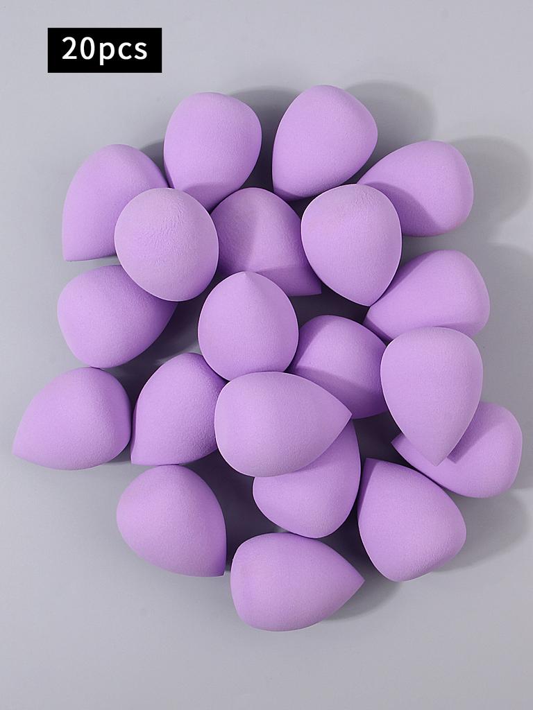 2-100PCS Clove purple Makeup Egg Dry and wet dual-purpose sponge egg Foundation and concealer special makeup powder puff
