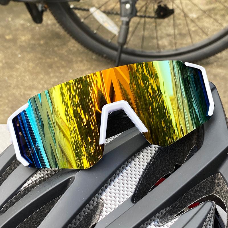 

Outdoor Cycling Glasses Men s Large Frame Colorful Sunglasses Women s Skiing Hiking Cycling Windproof Sand Sports Eyeglasses 1PC