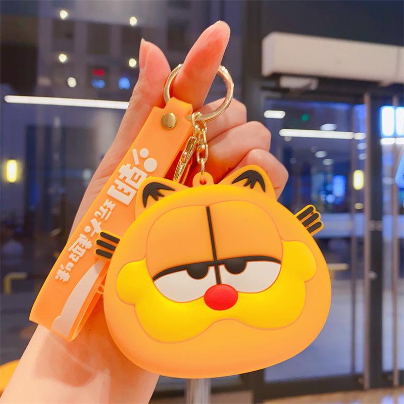 Cartoon Animal Silicone Keychain Bag - Kids' Coin Purse & Toy Pendant