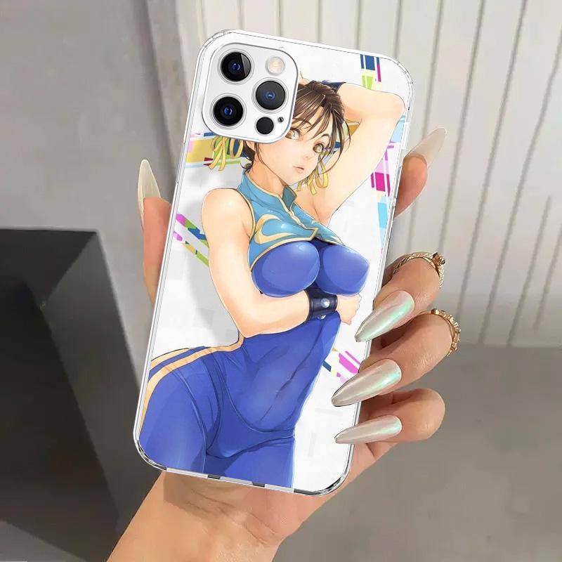 ChunLi S-Street F-FighterS Phone Case for Iphone 17 Air 16 15 Plus 14 13 Mini 12 11 Pro Max 16E 7 8 SE 2020 Soft Funda Print She