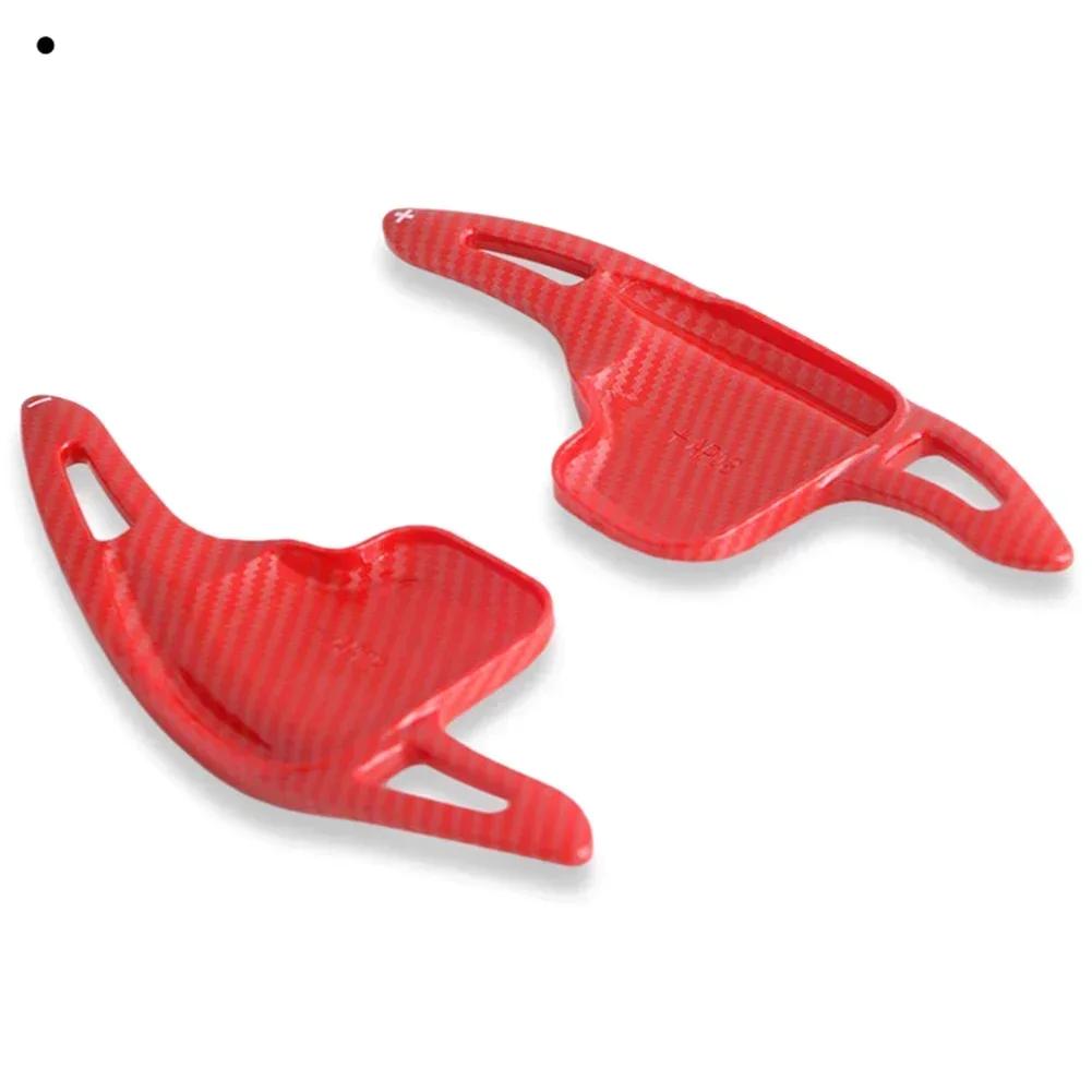 2pcs Red/ Black/ Carbon Fiber Car Steering Wheel Shift Paddles Fit For BMW X2 X3 X4 X5 X6 F16 F15 F26 F25 F39 F48 I8 Z4 E89