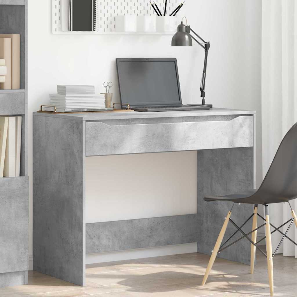 Desk Concrete Grey 100 x 50 x 78 cm Particleboard