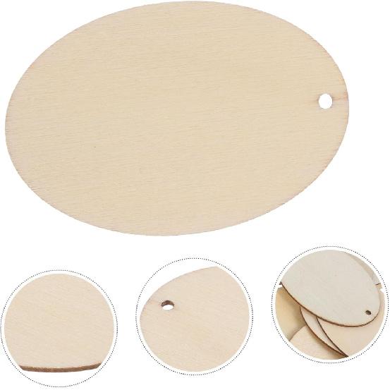Unfinished Wood Blank Earrings 50pcs Wooden Craft Drop Dangle Earrings for DIY Jewelry Making Materials