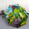 1pc Dinosaur Adventure Scene Umbrella with Plastic Handle,Suitable for All Seasons Home Travel Outdoor UmbrellaDD1564