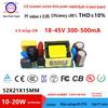 TUV Certified CE Wide Voltage 12W/15W/18W/20W Built-In LED Constant Current Driver (450mA, 6-13 Series)