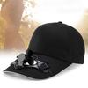 Solar Fan Cap designed for Outdoor Adjustable Headband UV-Blocking Hat Cool Sun Fan Hats Cotton designed for Fishing Fan Baseball Caps