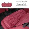 Funda de Asiento Delantero Trasero de Coche Cojín de Cuero de Velour Esterilla Protectora para Respaldo Para Mercedes Benz AMG Clase A B C E S CLK CLA GLE W204 MO1