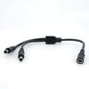 18awg 10A 30CM Cable DC 1 Female To 2 Male 2 Way Splitter Connector Power Supply Adapter Extension Cord 5.5x2.1mm