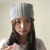 Plaid Headscarf Hat American Beanie Hats Fashion Strappy Bandana Cap  Unisex