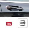Conduite à droite / pour Mercedes-Benz W246 W204 W212 X204 W166 X166 C117 X156 W176 poignée de porte extérieure modifiée décoration bandes brillantes