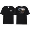 Wave New Men's Summer Billa-bong T-shirt 100_ Cotton Double Sided Printing High Quality Casual Top Tees