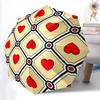 1pc Heart Pattern Automatic Folding Umbrella - Portable Collapsible Design, 8-Rib Iron Frame Yy251209052
