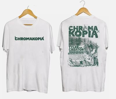 T-shirt de tournée Chromakopia Tyler The Creator 2025, tailles S-4XL