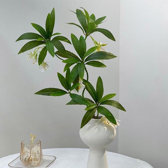 Artificial Flowers Fig Tree Branches with Realistic Leaves And Flowers Flexible Bendable Stems for Indoor Outdoor Decor Fake Fig Flower Arrangement