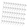 50/100Pcs Big Head Push Pins Plastic Flat Head Thumb Tacks Map Tacks Thumb Nails for Office School & Personal Use
