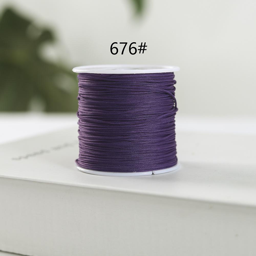 Jade Line 72 Wear-Resistant Non-Elastic Red Rope Pendant Lanyard for DIY Chinese Knot Jewelry.