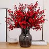 10PCS Artificial Plants Long Baby's Breath Christmas Decor Vase for Home Wedding Bridal Festival DIY Party Fake Plastic Flowers