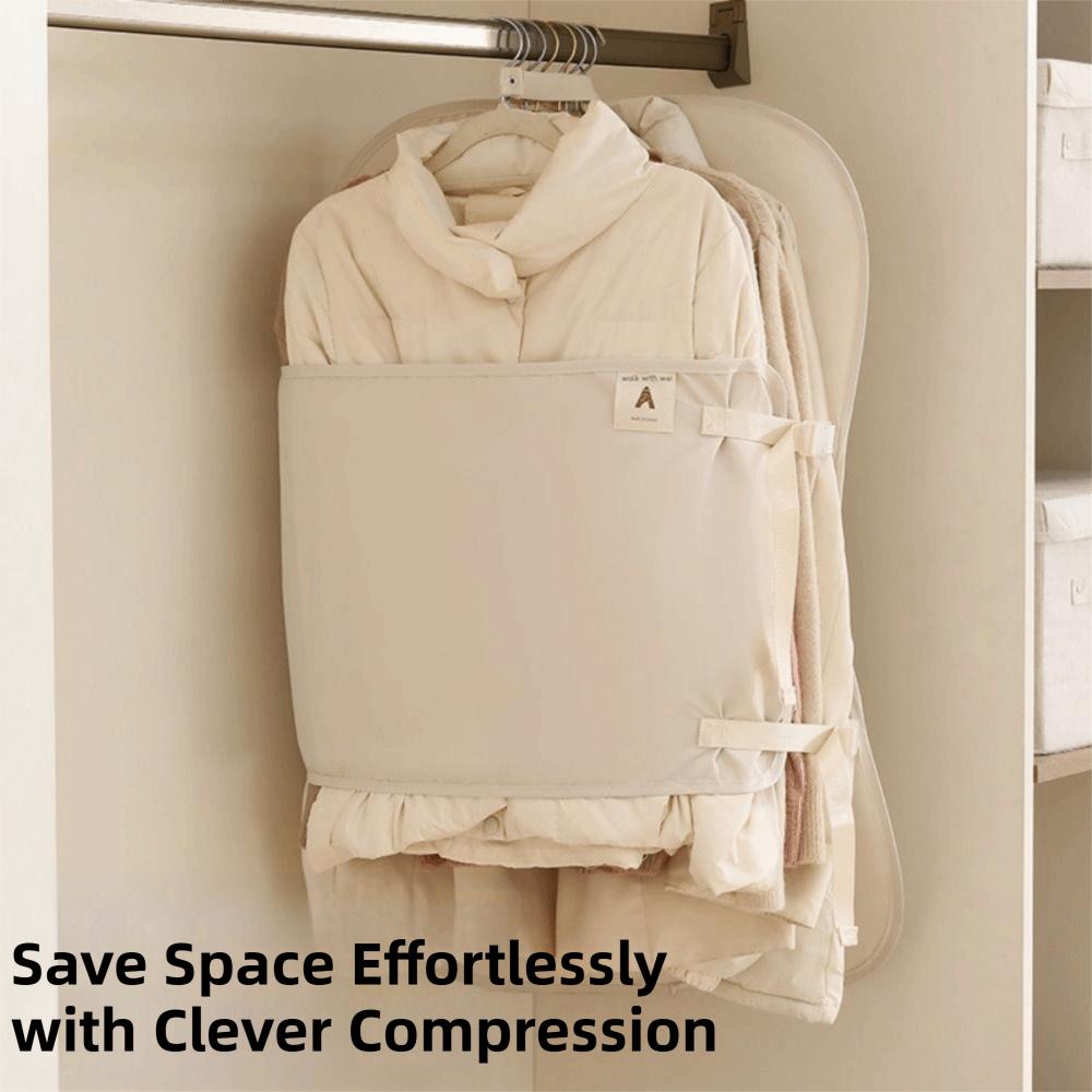 Compressed Wardrobe Storage Board Dustproof Suit Cover Storage Bag Garment Bag Cover  Home Storage