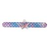 Cartoon Unicorn Slap Bracelet Mermaid Wristband with Sequin Kids Birthday Party Favors Decor Gift for Guest Goodie Pinata Filler