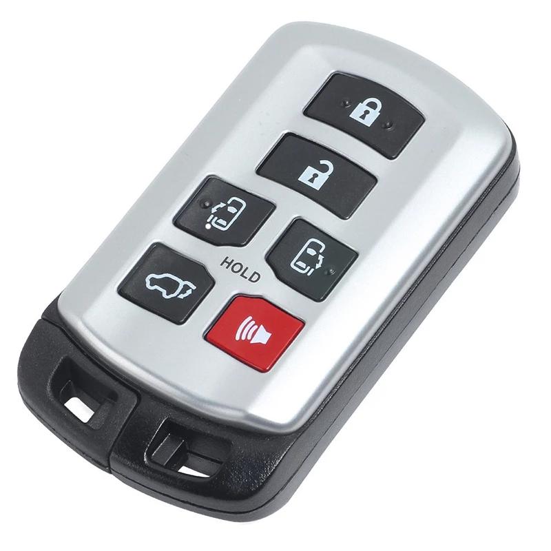 For Toyota Sienna 2011 2012 2013 2014 2015 2016 2017 2018 2019 2020 Smart HYQ14ADR 271451-5691 Car Remote Key P/N: 89904-08010