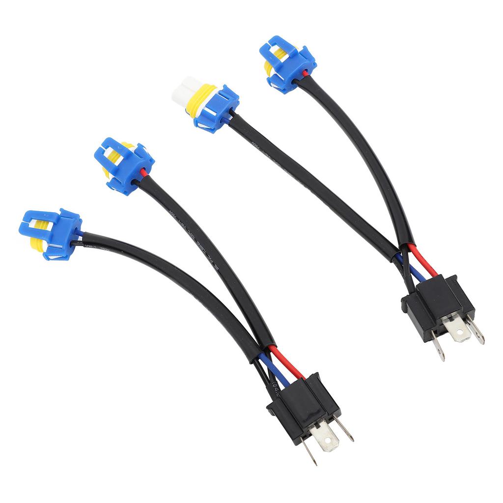 2pcs Headlight Bulb Conversion Wire 9003 H4 TO 9005 9006 Two Harness Headlight Bulb Conversion