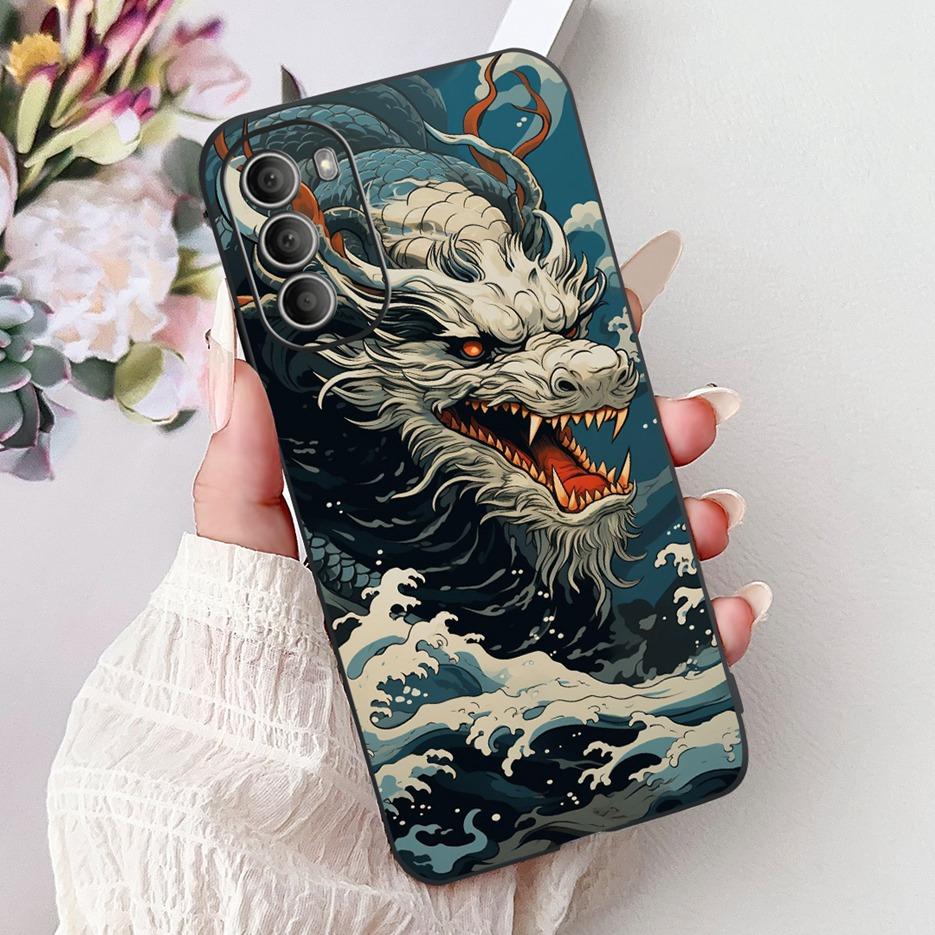 For Motorola Moto G51 G71 5G Case Cute Lucky Koi Painted Cover Soft TPU Phone Case For Motorola G31 G 51 71 MotoG31 MotoG51 Bags