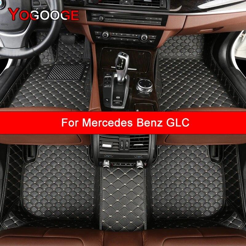 

Автомобильные коврики YOGOOGE на заказ для Mercedes Benz GLC X253 C253, автомобильные аксессуары, ковер для ног