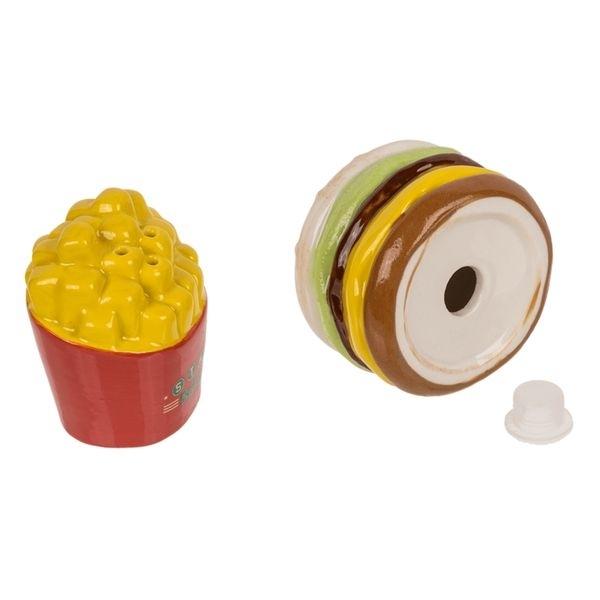 Hamburger and Fries Salt and Pepper Shakers Kitchen Salt and Pepper Shakers