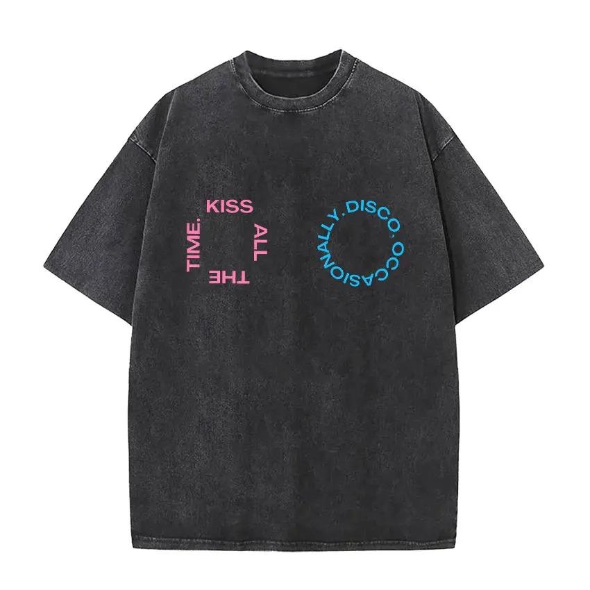 Harry Styles We Belong Together Tour 2026 Vintage Washed T Shirt Men Women Pop Music Fans Fashion Clothing Short Sleeve T-shirt