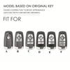 Leather Car Remote Key Case Cover for Ford Fusion Mustang Kuga Ecosport Explorer F-150 F-250 F-350 F-450 F-550 Raptor F150 Fob