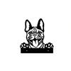 1pc Ultimate Dog Steel Silhouette Metal Garden Art Stake - Ideal Outdoor Decoration & Birthday Gift