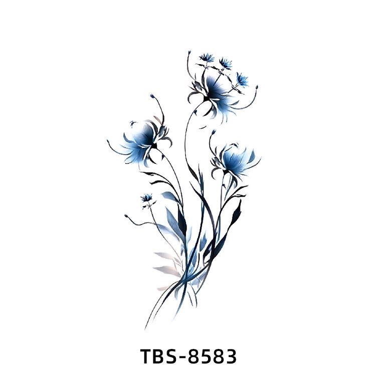 Realistiska Djurtotem Tatuering Klistermärken: Drake, Fenix, Tiger, Varg