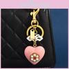 Heart Shape Love Pendant Keyring With Metal Craft For Fashion Bags And Gifts