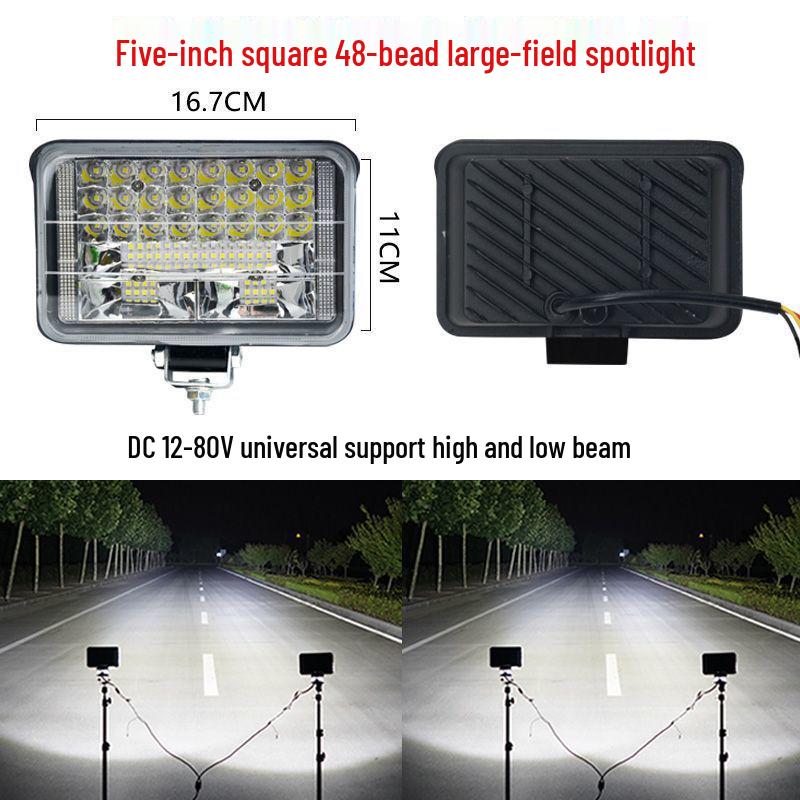 Univerzální vodotěsné LED světlo pro vozidla 12V-80V, nákladní automobily, tříkolky a motocykly