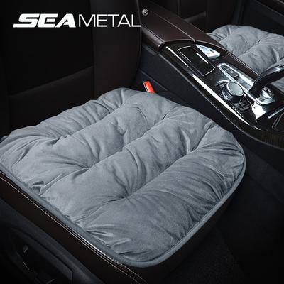 Autositzkissen Plüsch Fahrersitzkissen Rutschfest Fahrzeuge Bürostuhl Zuhause Autoauflage Sitzbezug